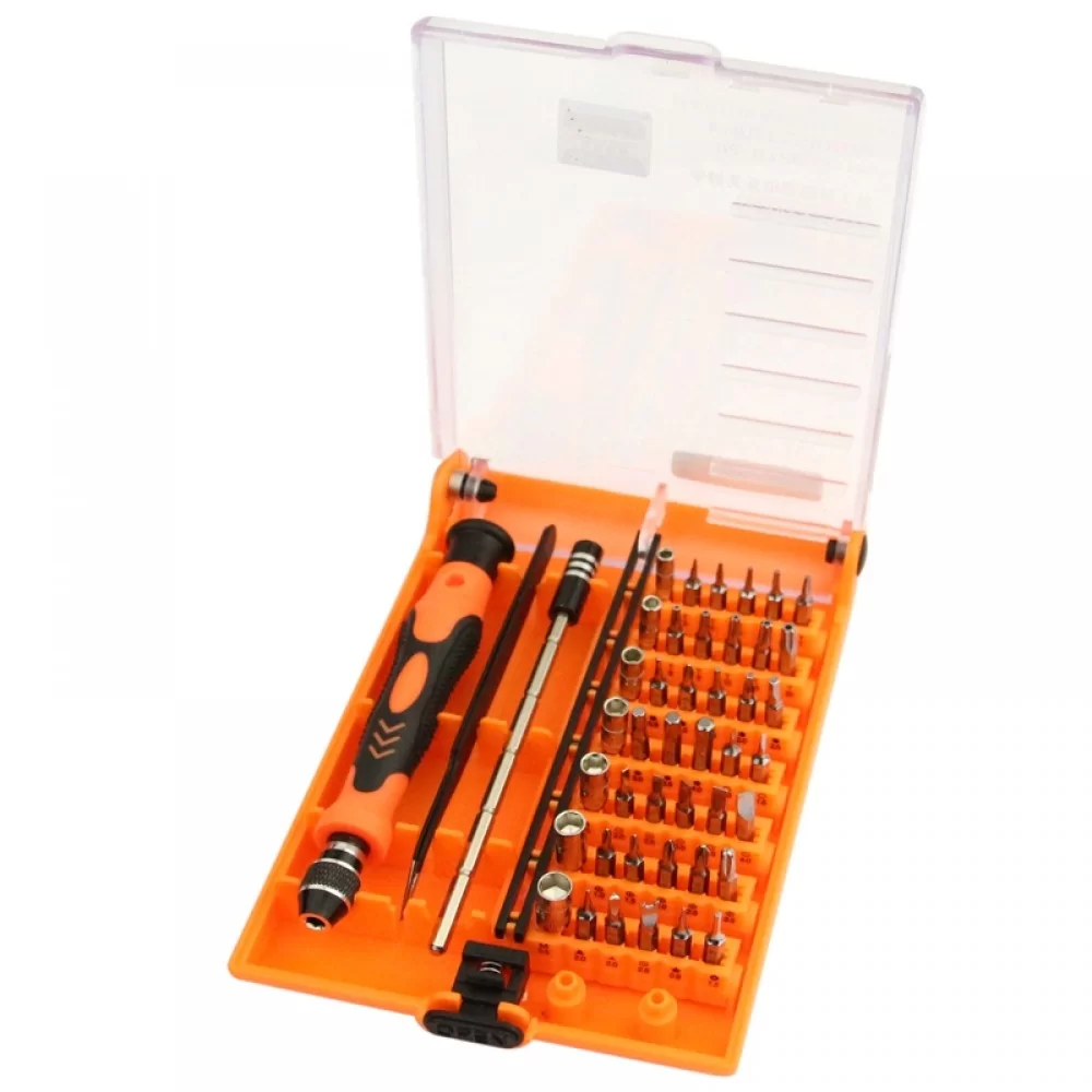 Picture of JAKEMY JM-8128 Magnetic Interchangeable 45 in 1 Multipurpose Precision Screwdriver Set Repair Tools for iPhone / iPad / PC