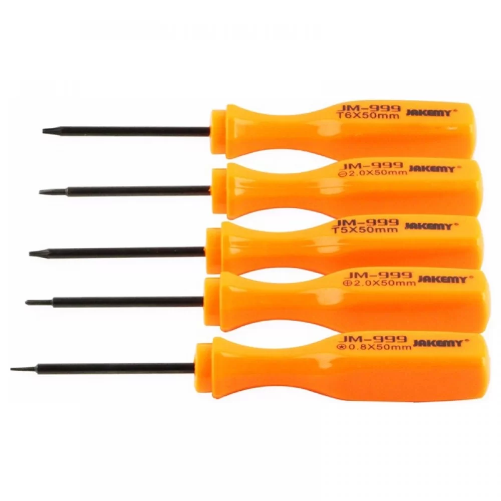 Picture of JAKEMY JM-999 5 in 1 Precision Screwdriver Set Carbon Steel Repair Opening Tools Kit