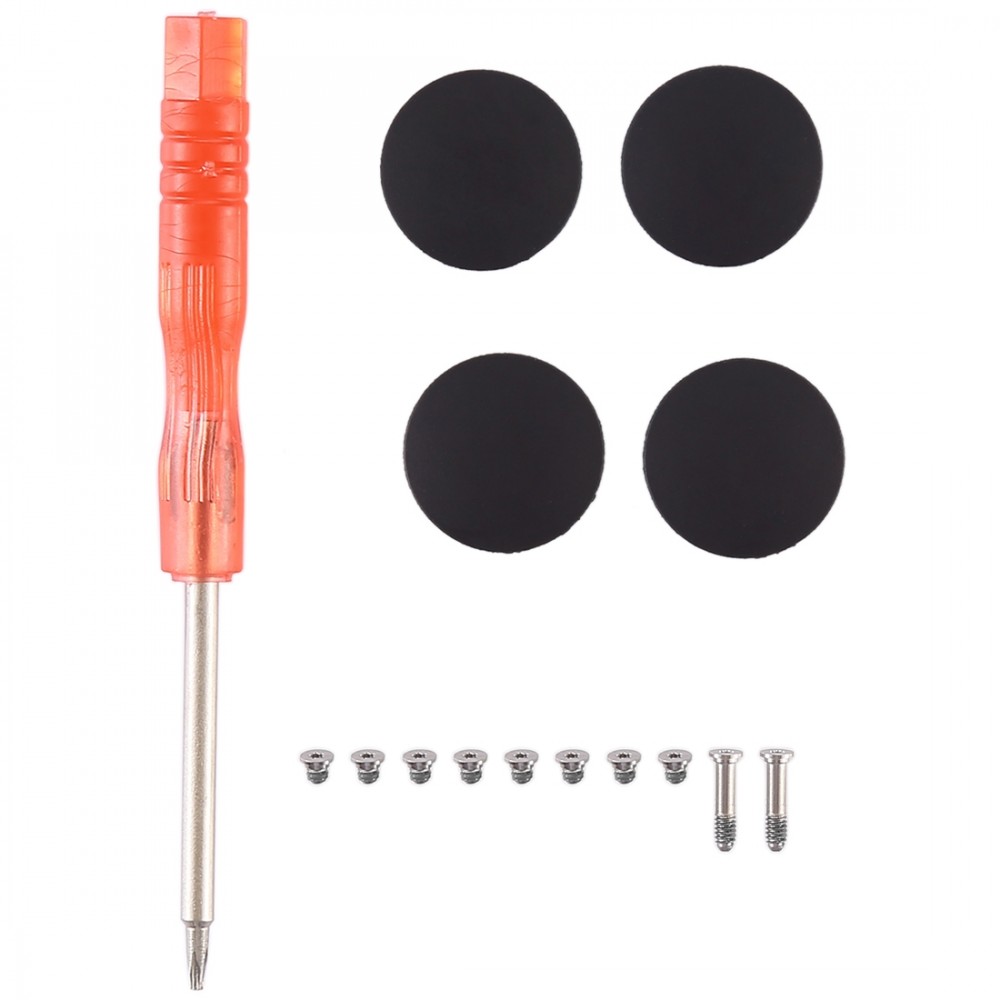 Picture of 4Pcs Bottom Rubber Feet Foot Fit For MacBook Air A1370 A1369 A1466 A1465 + 10Pcs Bottom Screws + 1Pcs Screwdriver