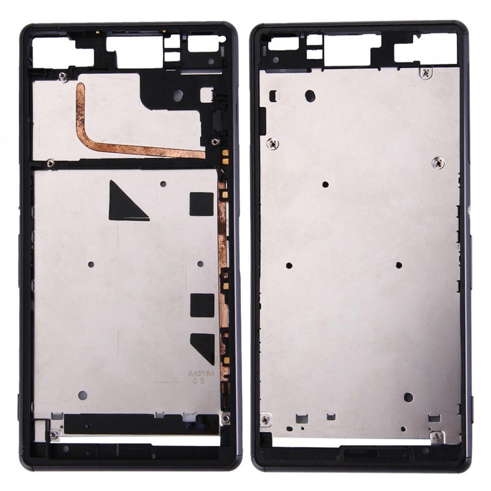 (Single SIM) Front Housing LCD Frame Bezel for Sony Xperia Z3(Black) Sony Replacement Parts Sony Xperia Z3