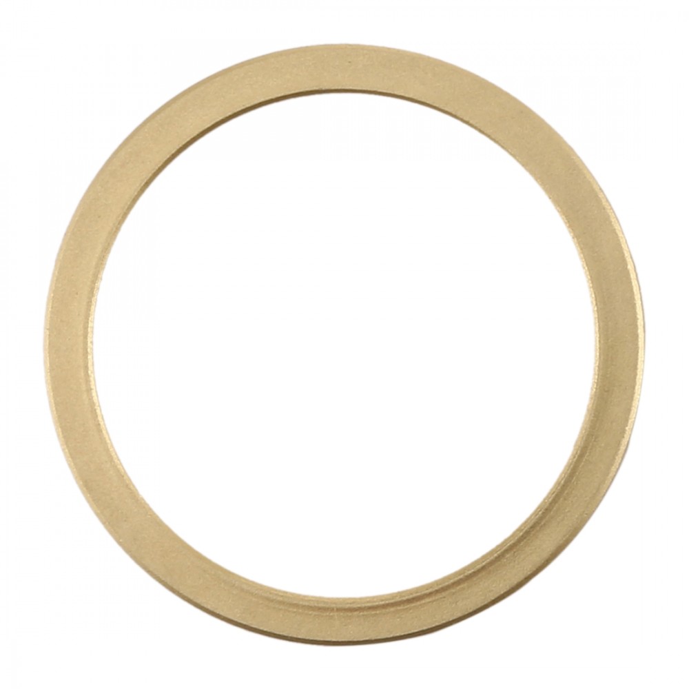 2 PCS Rear Camera Glass Lens Metal Protector Hoop Ring for iPhone 11(Gold) iPhone Replacement Parts Apple iPhone 11