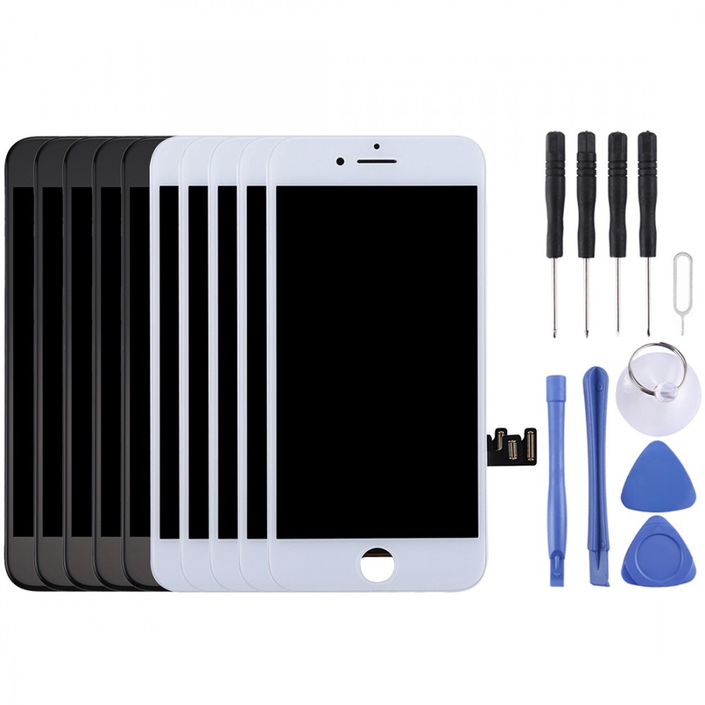 5PCS Black + 5 PCS White LCD Screen and Digitizer Full Assembly for iPhone 8 iPhone Replacement Parts Apple iPhone 8