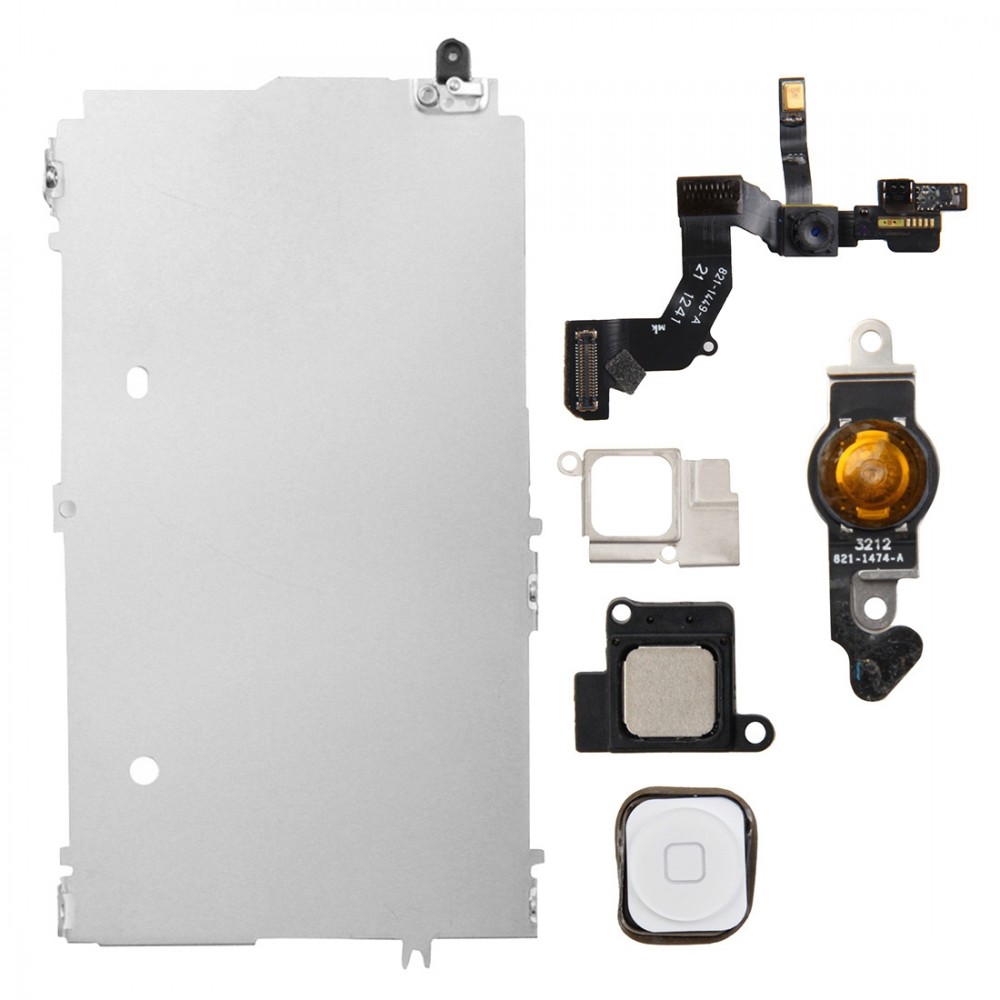 6 in 1 for iPhone 5 LCD Repair Accessories Part Set(White) iPhone Replacement Parts Apple iPhone 5