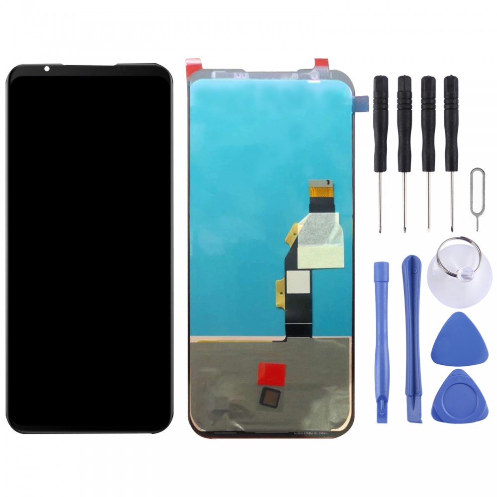 AMOLED Material LCD Screen and Digitizer Full Assembly for ZTE Nubia Red Magic 5G NX659J 2020 (Black)  ZTE nubia Red Magic 5G