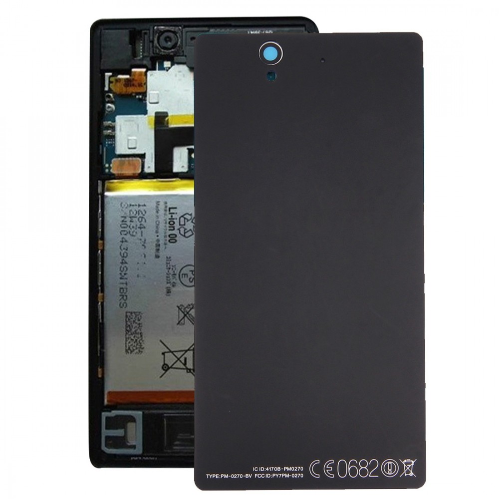 Aluminium  Battery Back Cover for Sony Xperia Z / L36h(Black) Sony Replacement Parts Sony Xperia Z