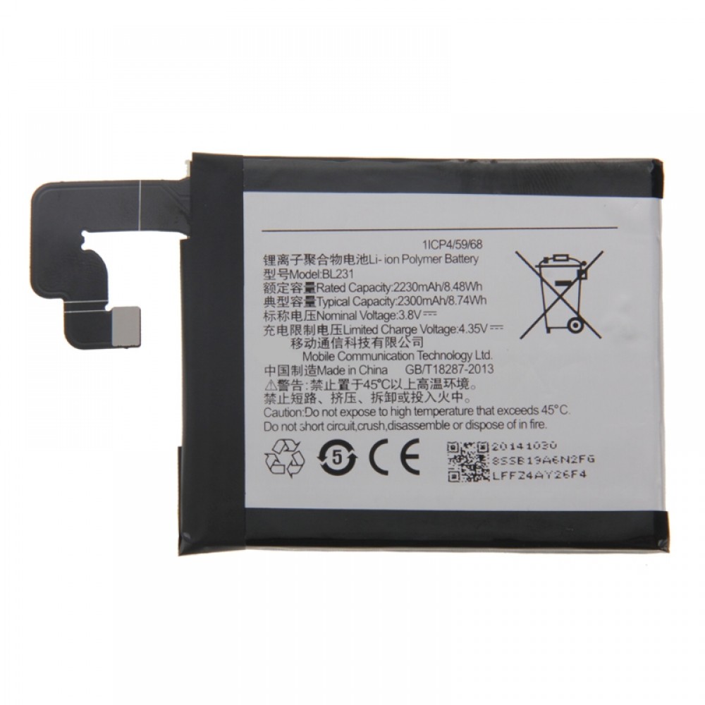 BL231 Rechargeable Li-Polymer Battery for Lenovo Vibe X2 Other Replacement Parts Lenovo Vibe X2