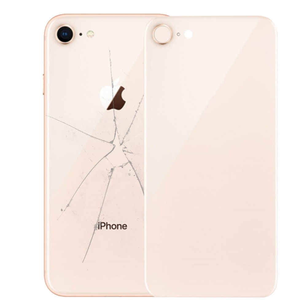 Back Cover with Adhesive for iPhone 8 (Gold) iPhone Replacement Parts Apple iPhone 8