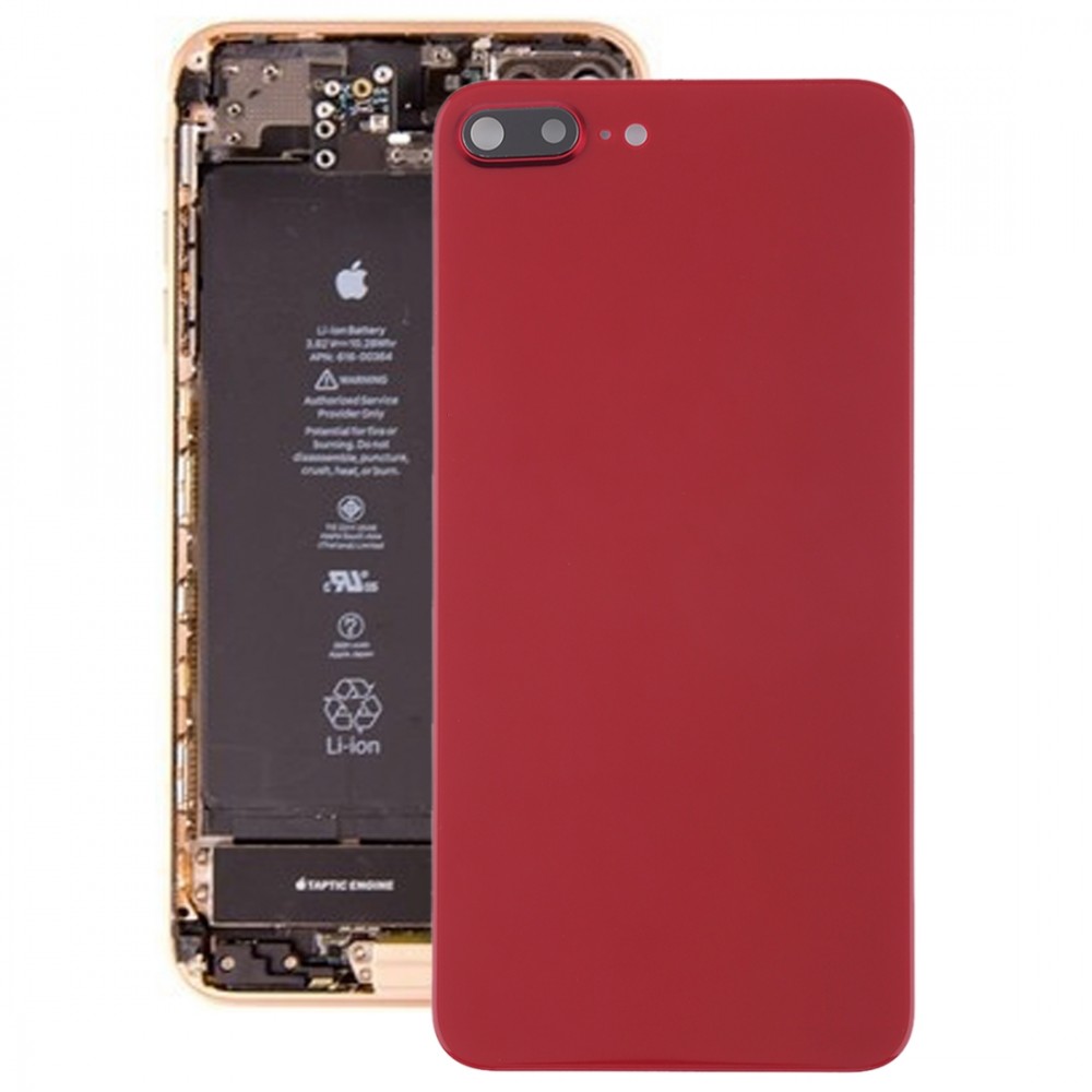 Back Cover with Adhesive for iPhone 8 Plus(Red) iPhone Replacement Parts Apple iPhone 8 Plus