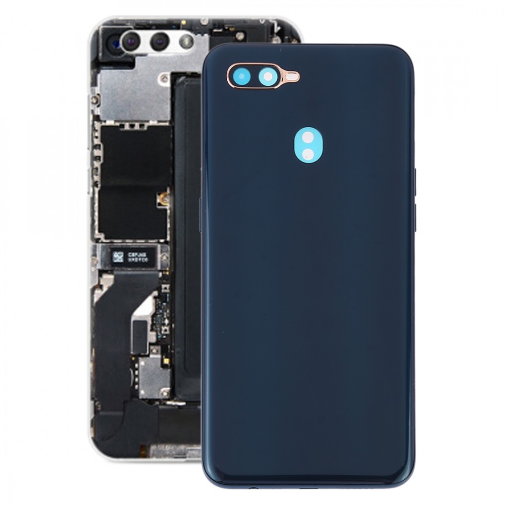 Battery Back Cover + Middle Frame Bezel Plate for OPPO A7(Blue) Oppo Replacement Parts Oppo A7