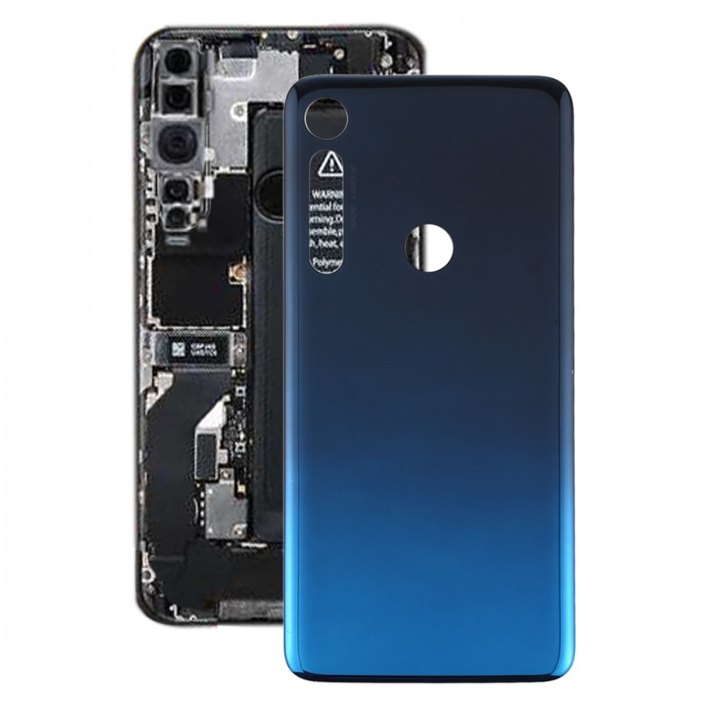 Battery Back Cover for Motorola Moto One Macro (Blue) Other Replacement Parts Motorola One Macro