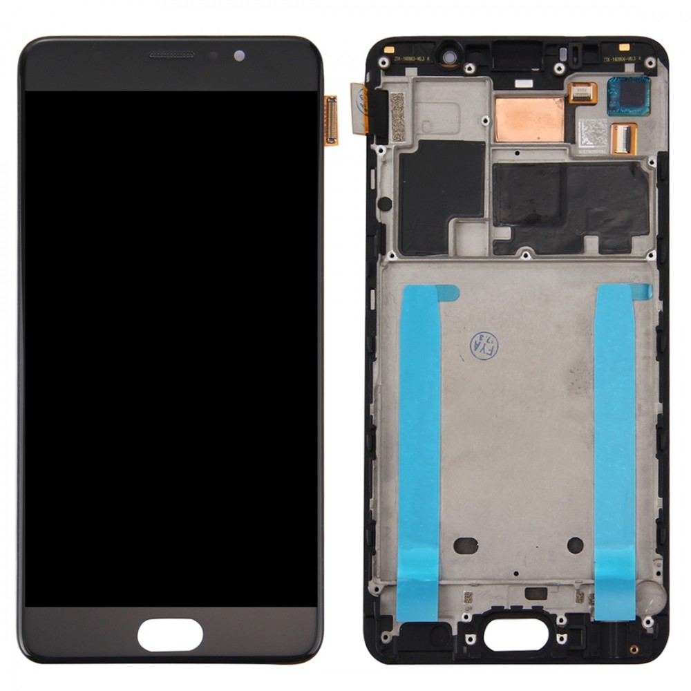 For Meizu Pro 6 Plus LCD Screen and Digitizer Full Assembly with Frame(Black) Meizu Replacement Parts Meizu Pro 6 Plus