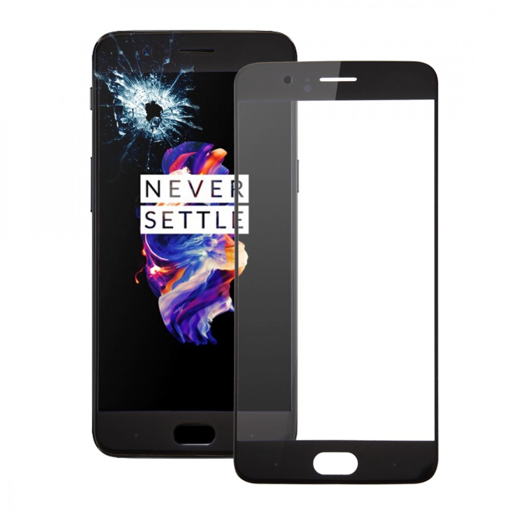 For OnePlus 5 Front Screen Outer Glass Lens(Black) Other Replacement Parts OnePlus 5