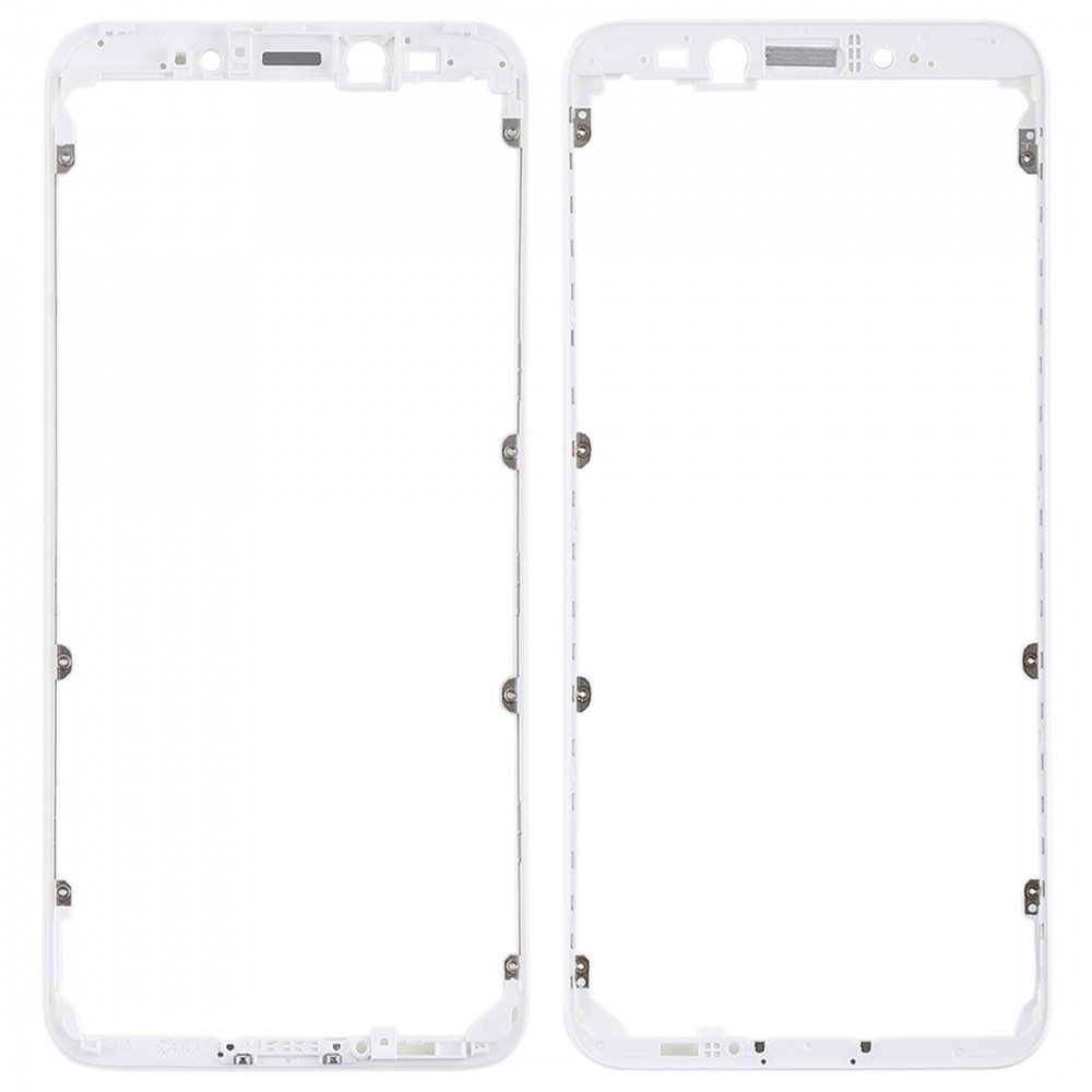 Front Housing LCD Frame Bezel Holder for Xiaomi Mi 6X / A2(White) Xiaomi Replacement Parts Xiaomi Mi 6X