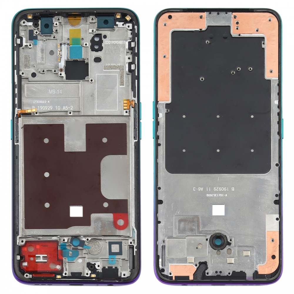 Front Housing LCD Frame Bezel Plate for OPPO Reno2 Z/Reno2 F PCKM70 PCKT00 CPH1945 CPH1951 CPH1989(Green) Oppo Replacement Parts OPPO Reno2 Z , Reno2 F