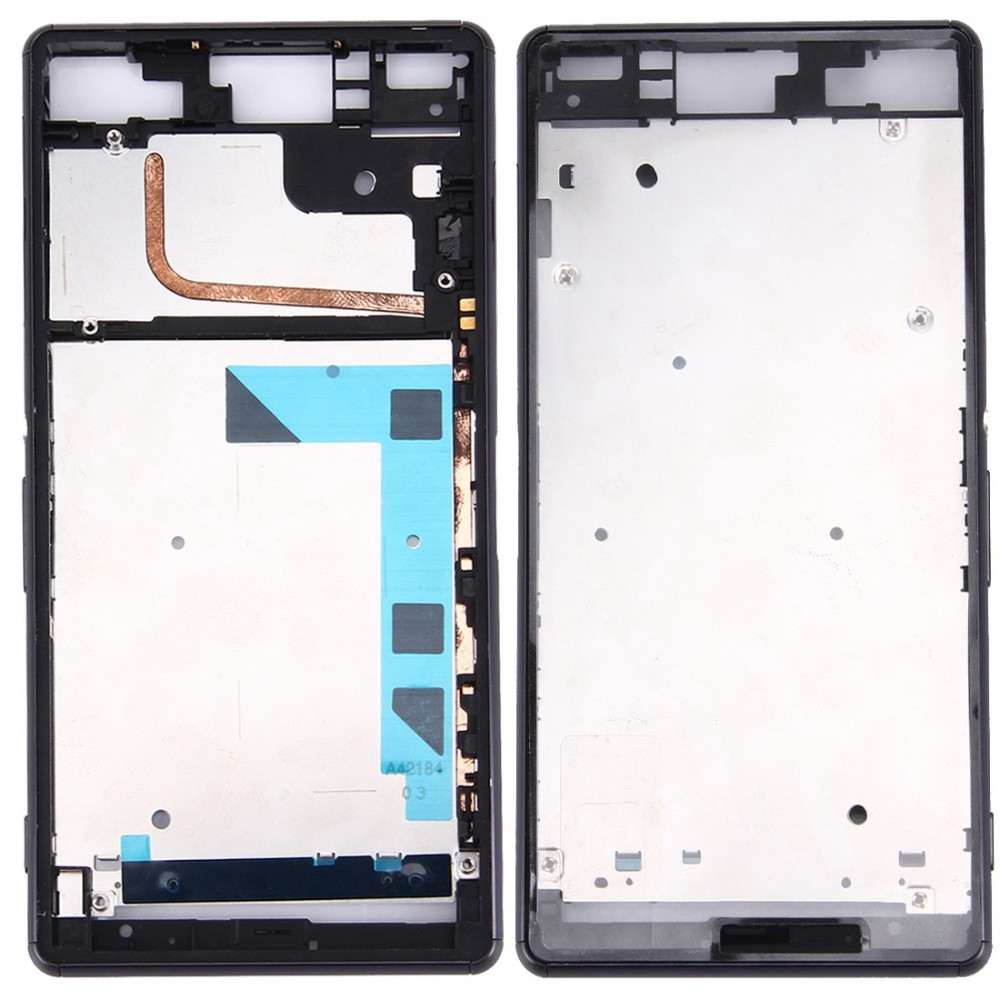 Front Housing LCD Frame Bezel Plate  for Sony Xperia Z3 / L55w / D6603(Black) Sony Replacement Parts Sony Xperia Z3