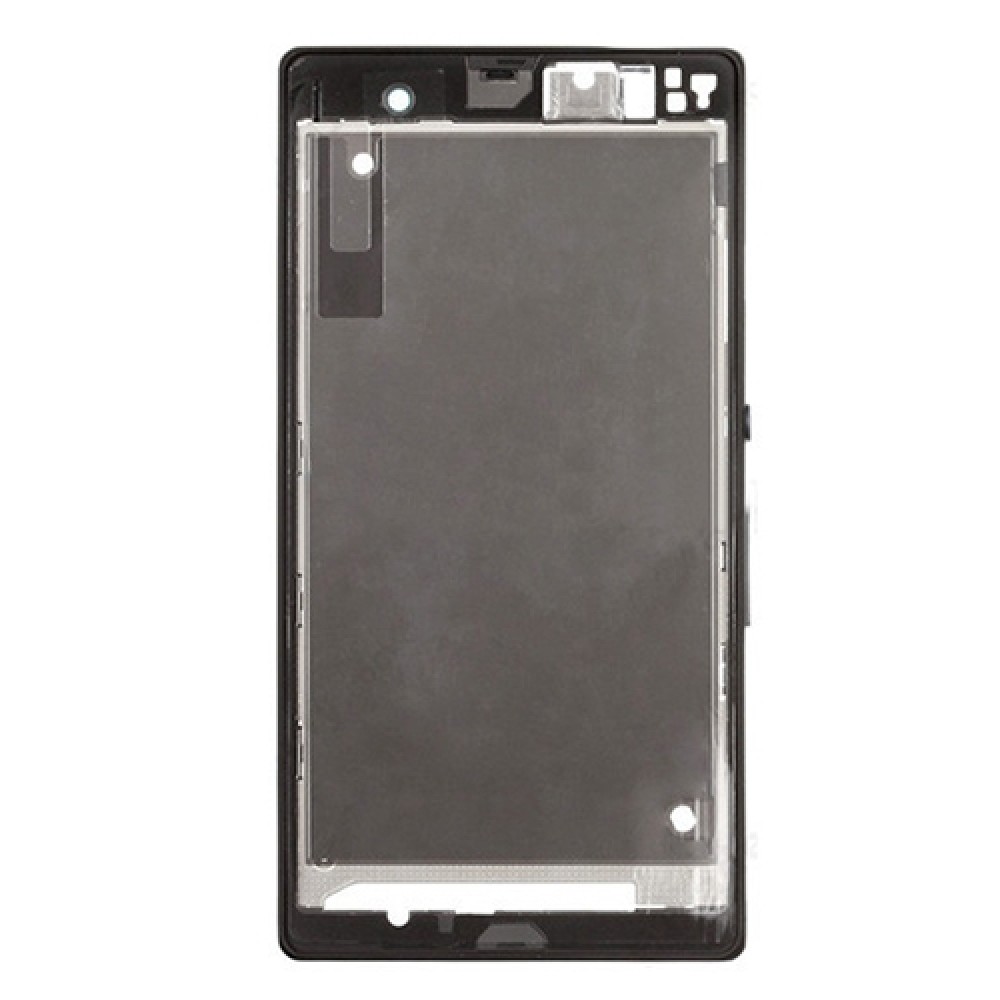 Front Housing LCD Frame Bezel Plate  for Sony Xperia Z / L36h / C6602 / C6603(Black) Sony Replacement Parts Sony Xperia Z