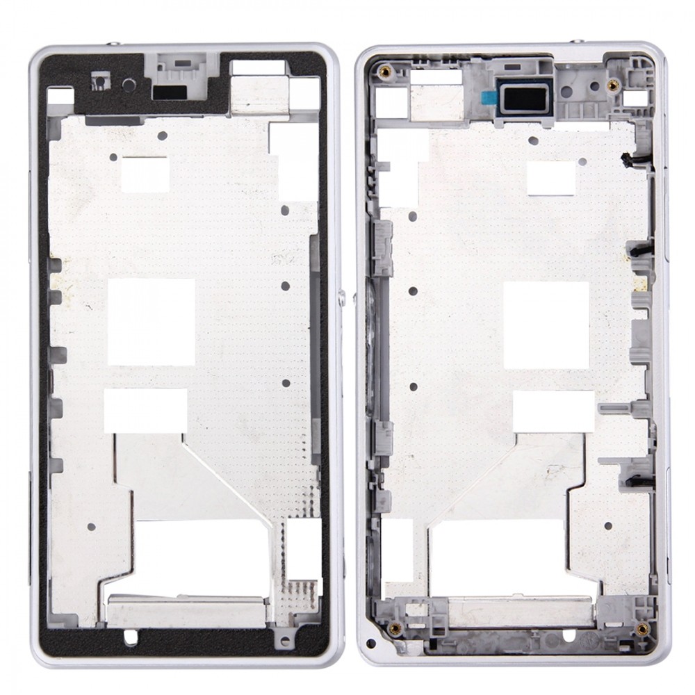 Front Housing LCD Frame Bezel for Sony Xperia Z1 Compact / Mini (White) Sony Replacement Parts Sony Xperia Z1 Compact