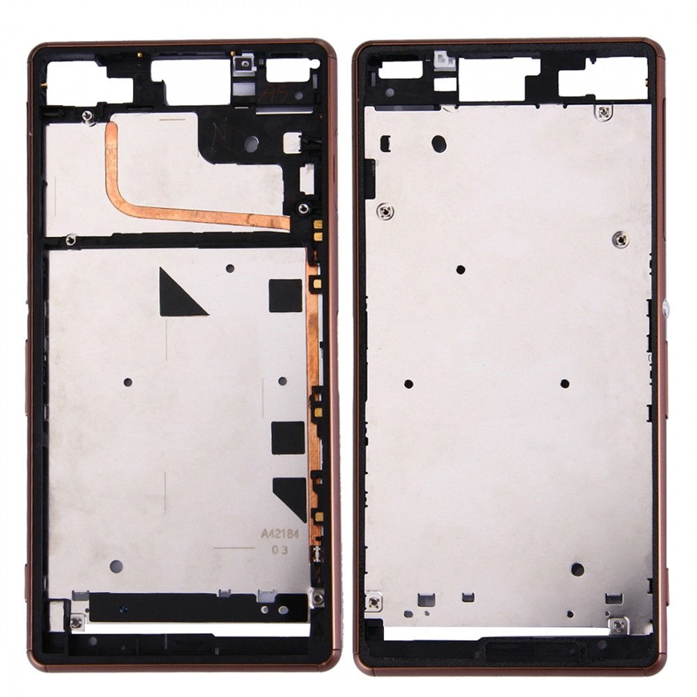 Front Housing LCD Frame Bezel for Sony Xperia Z3 (Single SIM) (Brown) Sony Replacement Parts Sony Xperia Z3 (Singl SIM)