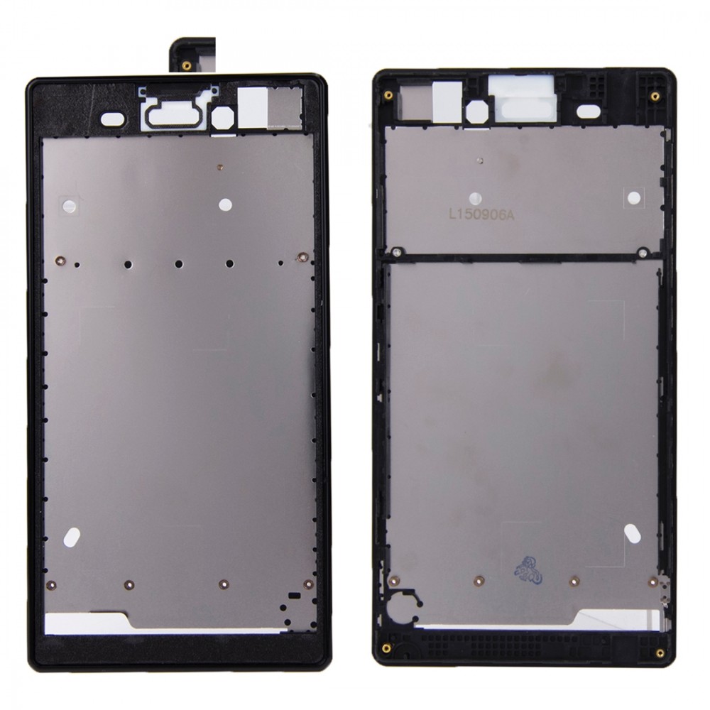 Front Housing  with Adhesive Sticker for Sony Xperia T3(Black) Sony Replacement Parts Sony Xperia T3