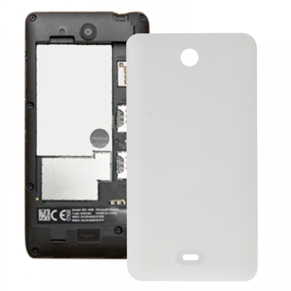 Frosted Surface Plastic Back Housing Cover for Microsoft Lumia 430(White) Other Replacement Parts Microsoft Lumia 430