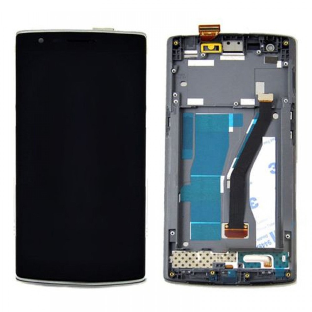 LCD Display + Touch Panel with Frame  for OnePlus One(Black) Other Replacement Parts OnePlus One