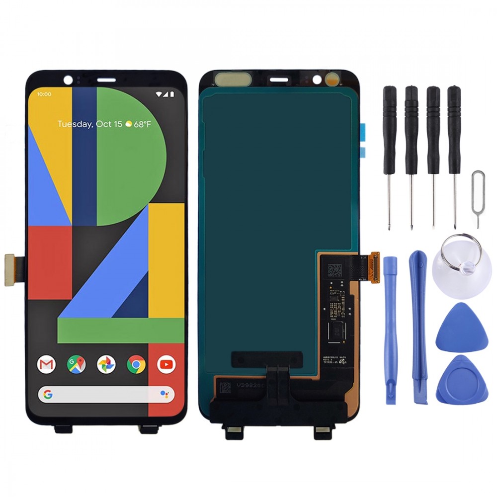 LCD Screen and Digitizer Full Assembly for Google Pixel 4XL (Black)  Google Pixel 4XL