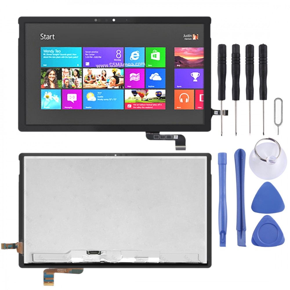 LCD Screen and Digitizer Full Assembly for Microsoft Surface Book 2 1806 13.5 inch (Black) Other Replacement Parts Microsoft Surface Pro Book