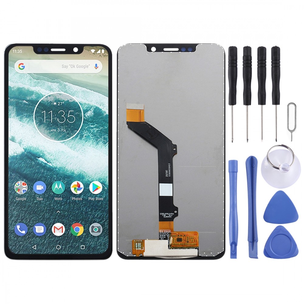 LCD Screen and Digitizer Full Assembly for Motorola One (P30 Play) (Black) Other Replacement Parts Motorola One (P30 Play)