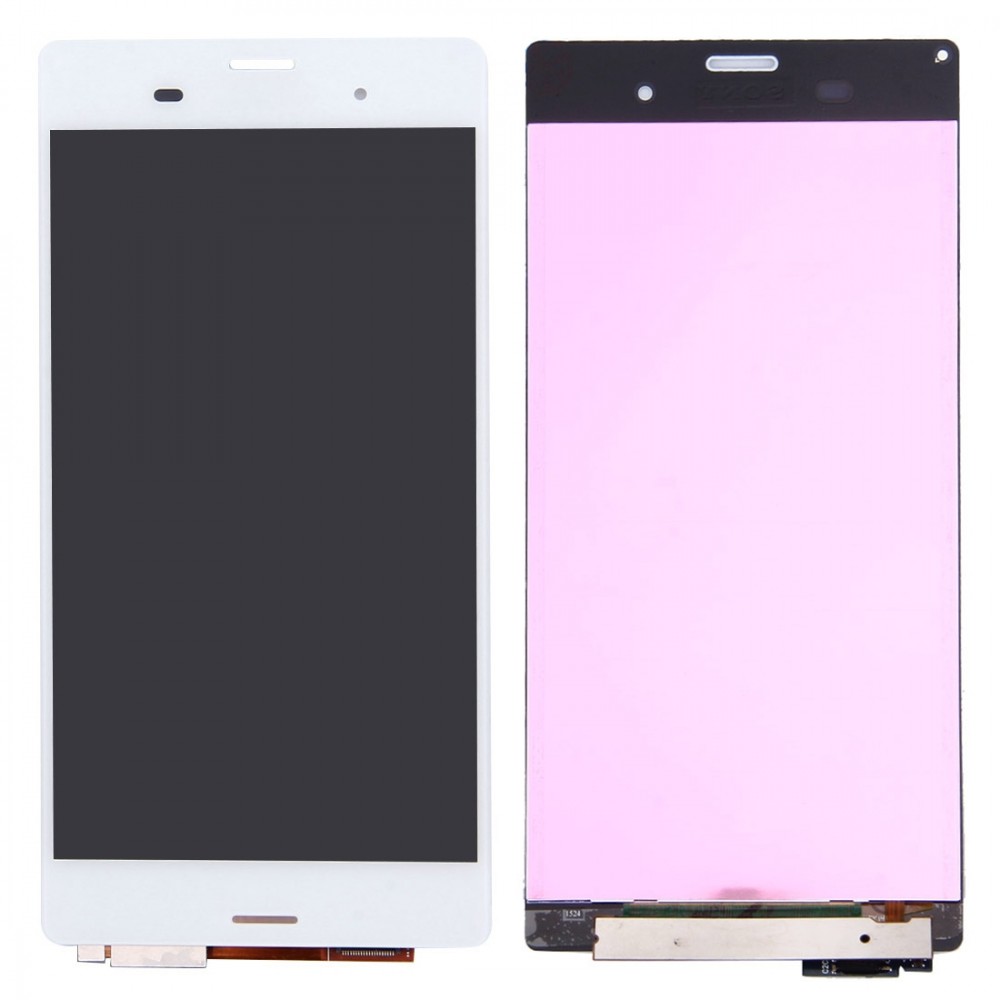 LCD Screen and Digitizer Full Assembly for Sony Xperia Z3 (White) Sony Replacement Parts Sony Xperia Z3