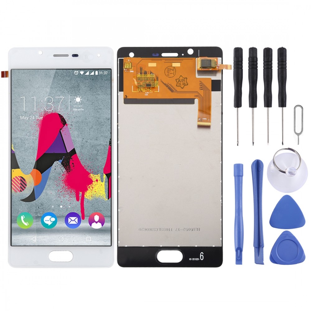 LCD Screen and Digitizer Full Assembly for Wiko U Feel (White)  Wiko U Feel