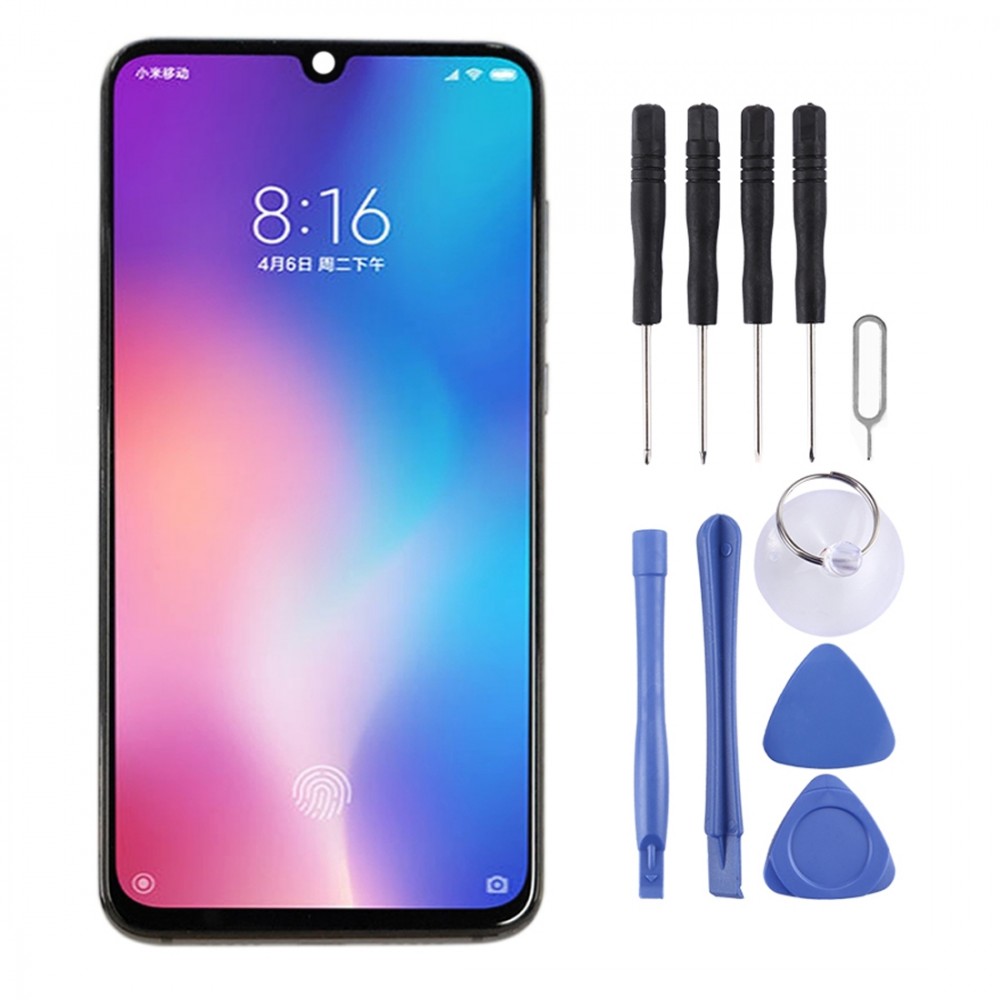 Original AMOLED Material LCD Screen and Digitizer Full Assembly for Xiaomi Mi 9 (Black) Xiaomi Replacement Parts Xiaomi Mi 9