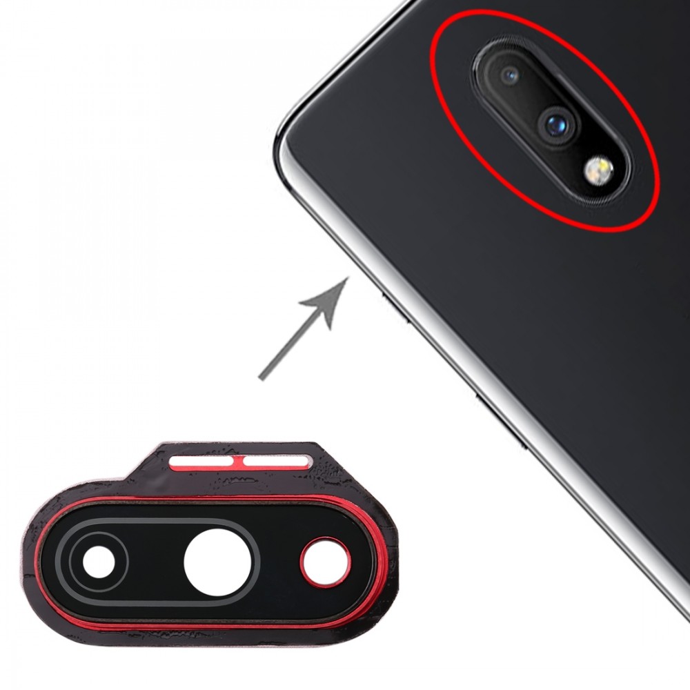 Original Camera Lens Cover for OnePlus 7 (Red) Other Replacement Parts OnePlus 7