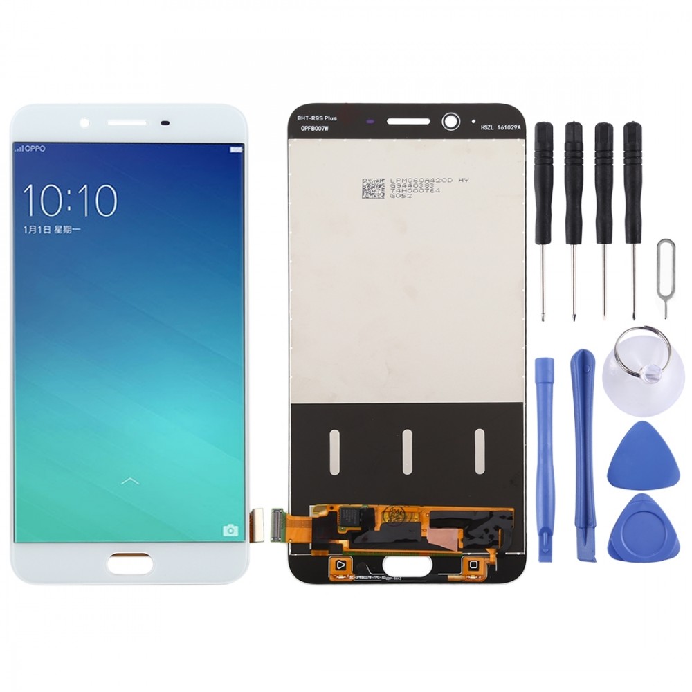 Original LCD Screen and Digitizer Full Assembly for OPPO R11 Plus (White) Oppo Replacement Parts Oppo R11 Plus