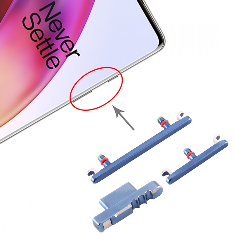 Power Button and Volume Control Button for OnePlus 8 (Blue) Other Replacement Parts OnePlus 8