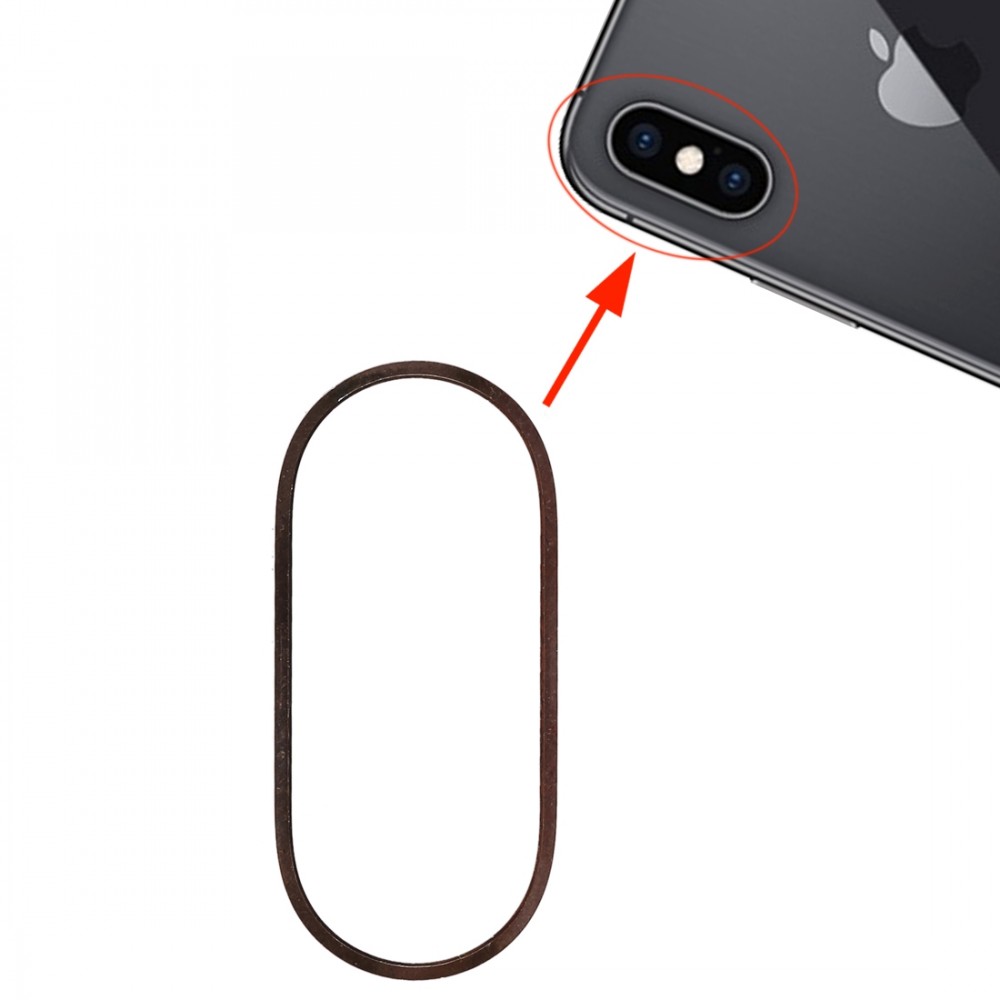 Rear Camera Glass Lens Metal Protector Hoop Ring for iPhone XS & XS Max (Gold) iPhone Replacement Parts Apple iPhone XS & XS Max