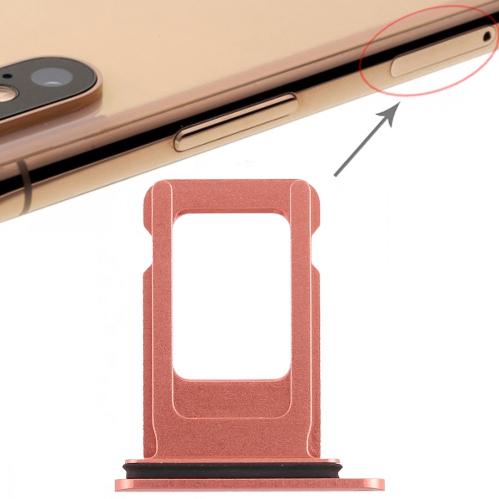 SIM Card Tray for iPhone XR (Single SIM Card)(Rose Gold) iPhone Replacement Parts Apple iPhone XR