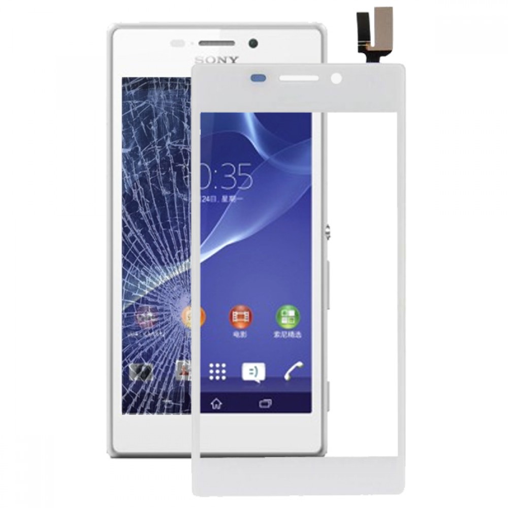 Touch Panel Part for Sony Xperia M2 / S50h(White) Sony Replacement Parts Sony Xperia M2