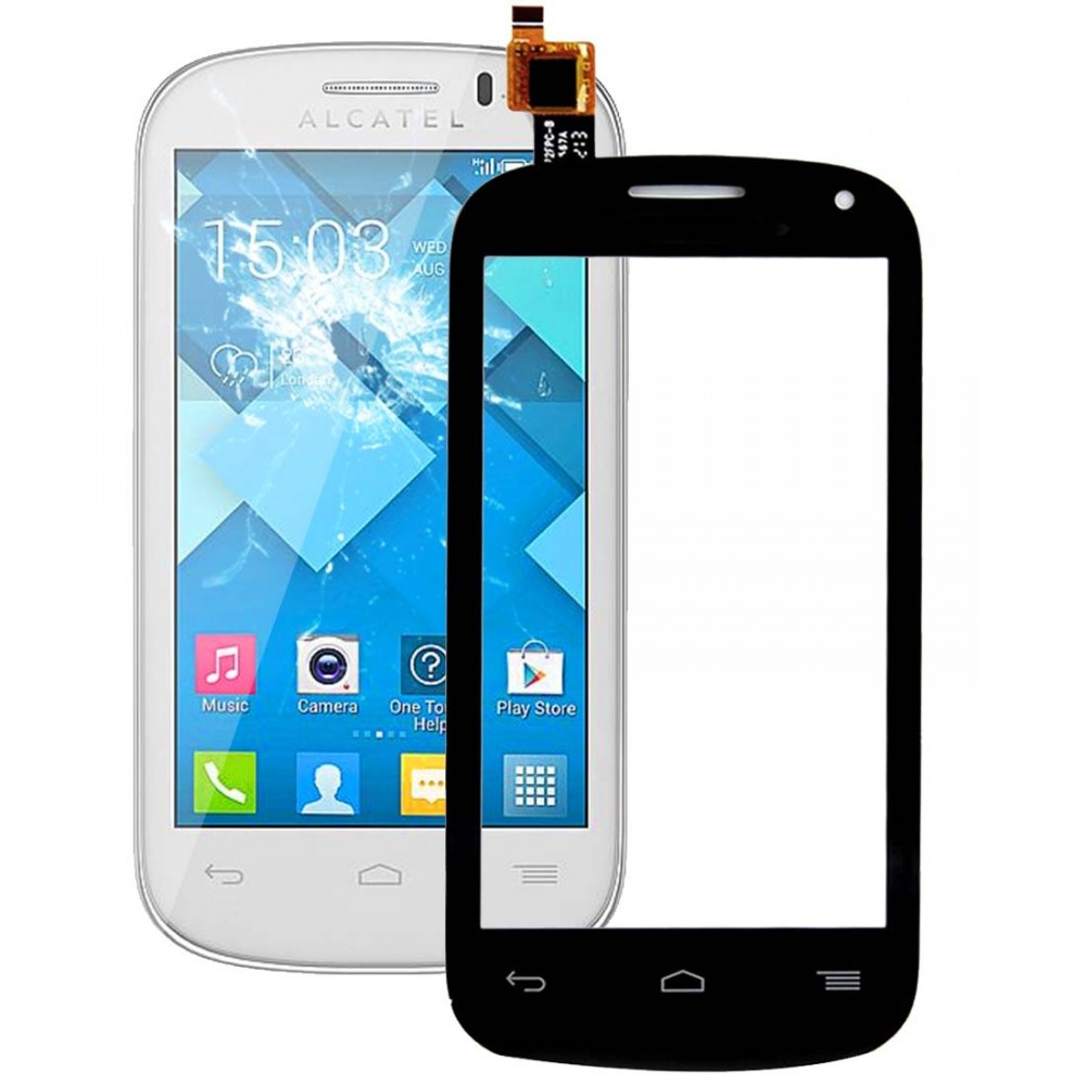 Touch Panel  for Alcatel One Touch POP C3 / OT-4033 / 4033D / 4033X(Black)  Alcatel One Touch POP C3