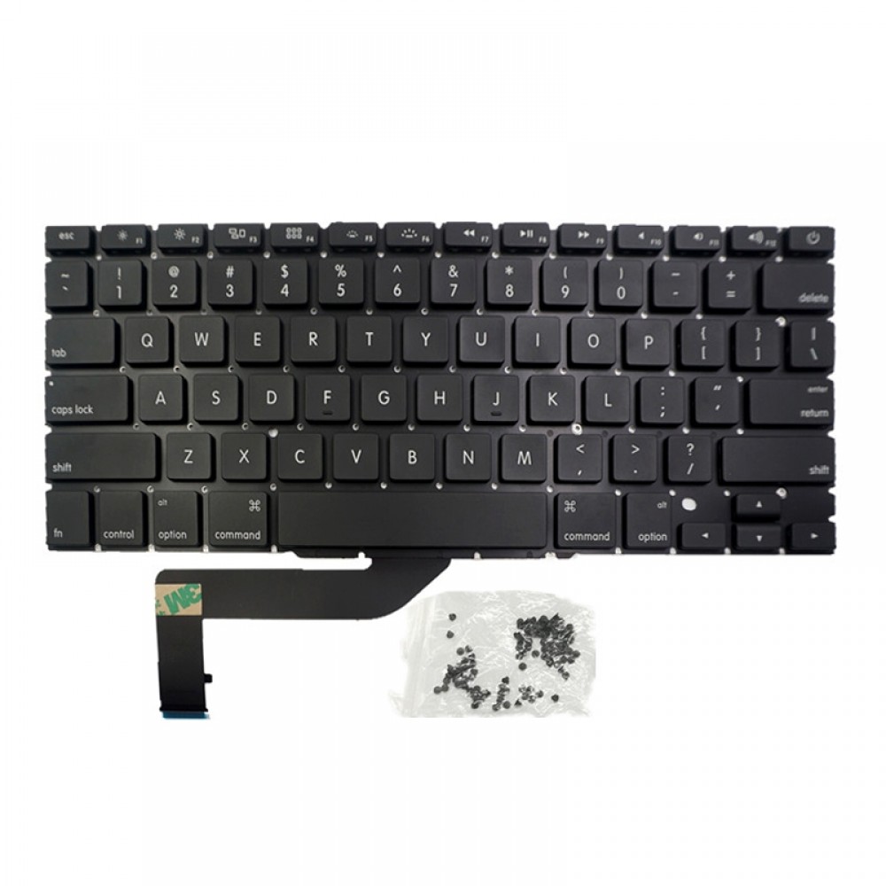 US Version Keyboard for Macbook Retian Pro 15 inch A1398 2013 2014 2015 Mac Replacement Parts Mac Pro 15