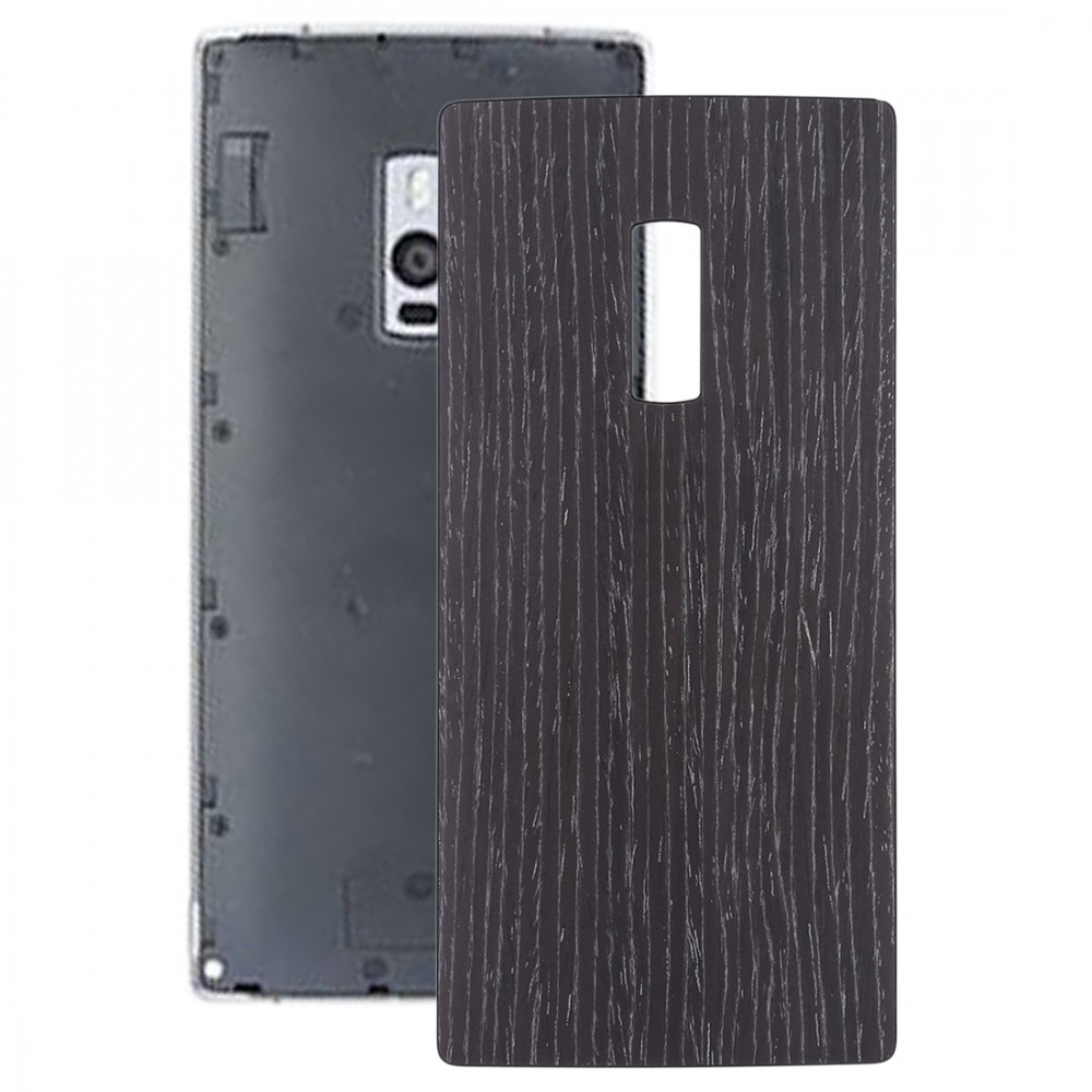 Wood Texture Battery Back Cover for OnePlus 2(Black) Other Replacement Parts OnePlus 2