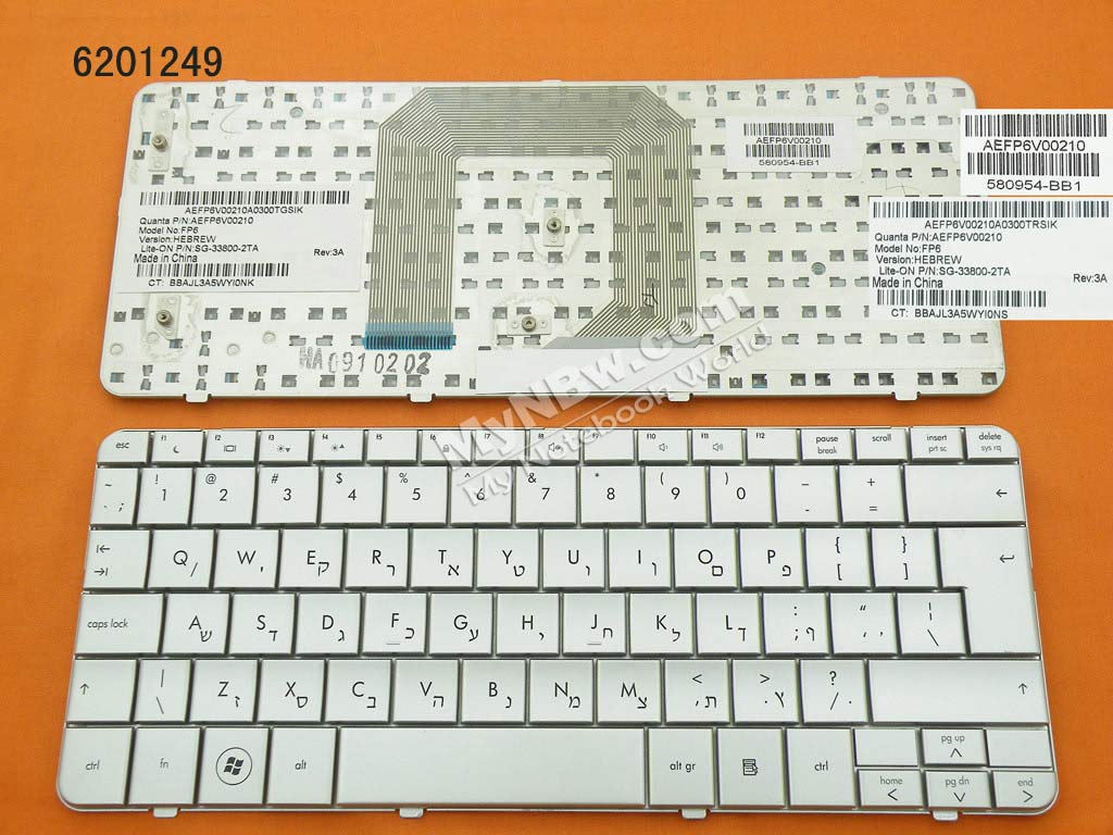 HP Pavilion DM1-1000 Series SILVER Other Language AEFP6V00210 V100146AS1 Laptop Keyboard (OEM-B)