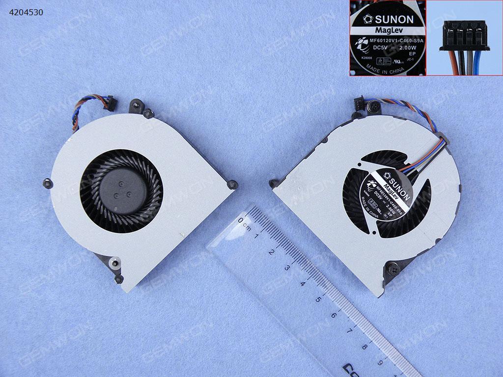 HP 4530S 4535S 6460B 8460P 4730S 6465B 8470P 8470W 6470B(Original) Laptop Fan MF60120V1-C460-S9A   DFS531205MC0T     FAD9    KSB0505HB    6033B0024002