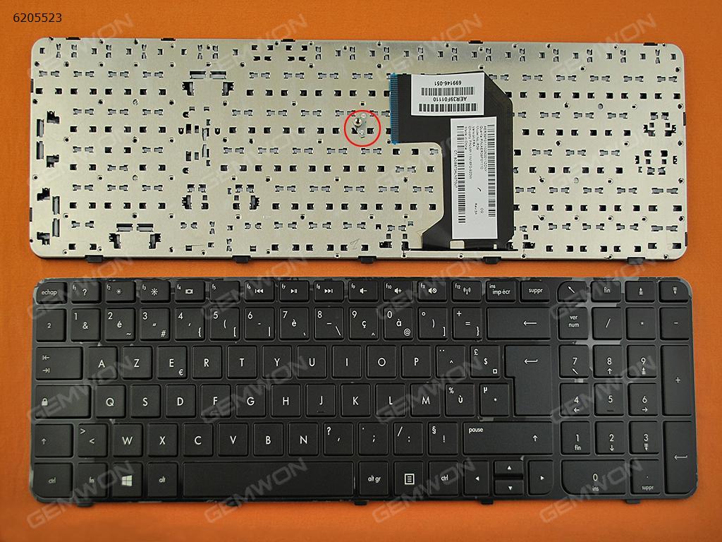 HP Pavillion G7-2000 GLOSSY FRAME BLACK (For Win8) FR N/A Laptop Keyboard (OEM-B)