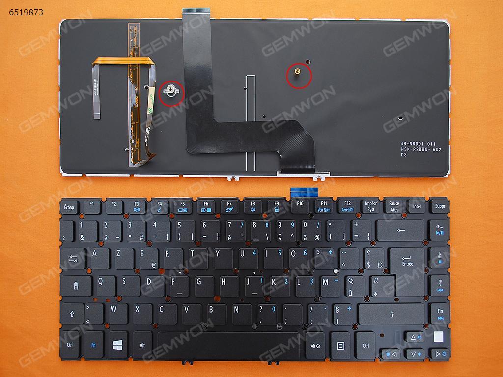 ACER Aspire M5-481T M5-481TG M5-481PT M5-481PTG BLACK (with Backlit board,For Win8) FR NSK-R2GBQ  AEZ09F01110 Laptop Keyboard (OEM-B)