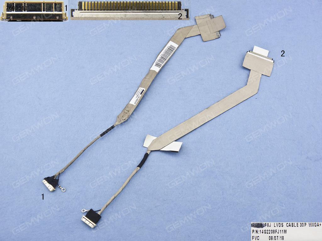 ASUS F8S F8P F8J F8N F8SR F8L F8T X51RL LCD/LED Cable 1422-002600   14G2208FJ11M