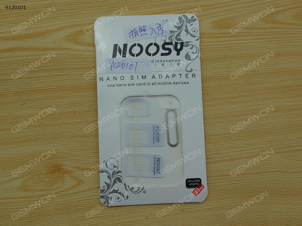 Nano SIM Adapter for iPhone 5 with Needle,Nano(iPhone5)to Micso SIM(iPhone4) and Nano(iPhone5)to SIM and Micso SIM(iPhone4)to SIM white Other ADAPTER