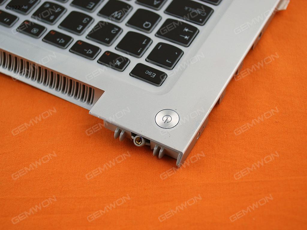 LENOVO U430P  SILVER COVER FRAME BLACK(Backilt,For Win8) UK N/A Laptop Keyboard (OEM-B)