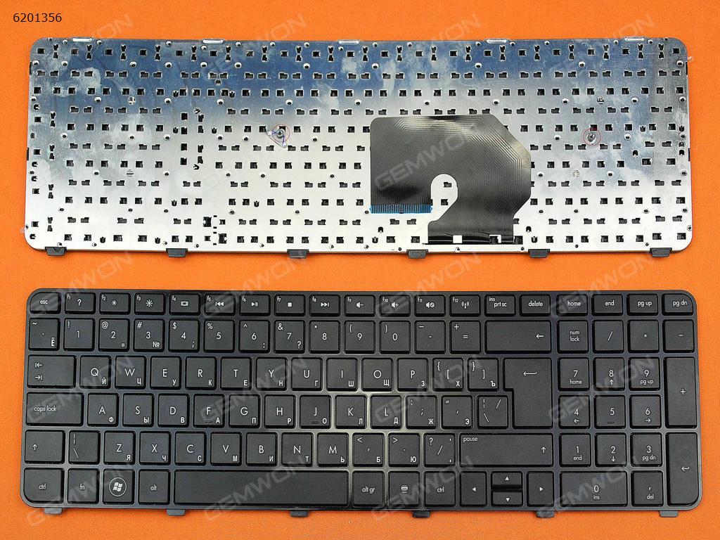 HP DV7-6000 BLACK FRAME BLACK OEM( Big Enter) RU N/A Laptop Keyboard (OEM-A)