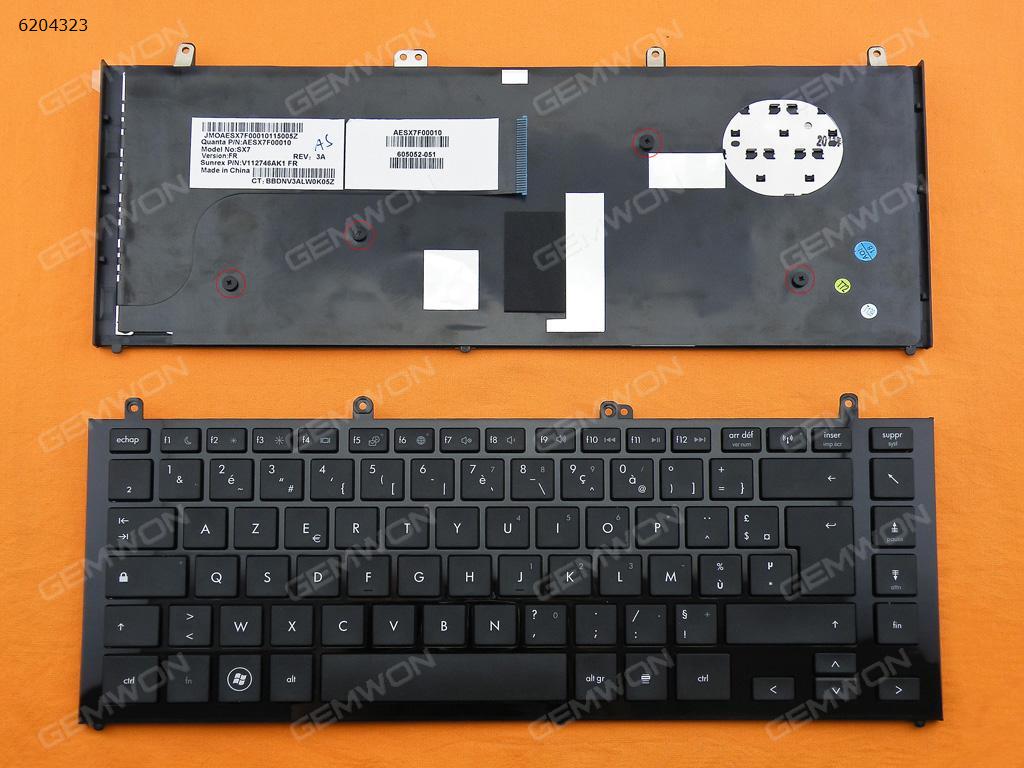 HP PROBOOK 4320S 4321S 4326S BLACK FRAME BLACK FR V112746AK1 Laptop Keyboard (OEM-B)