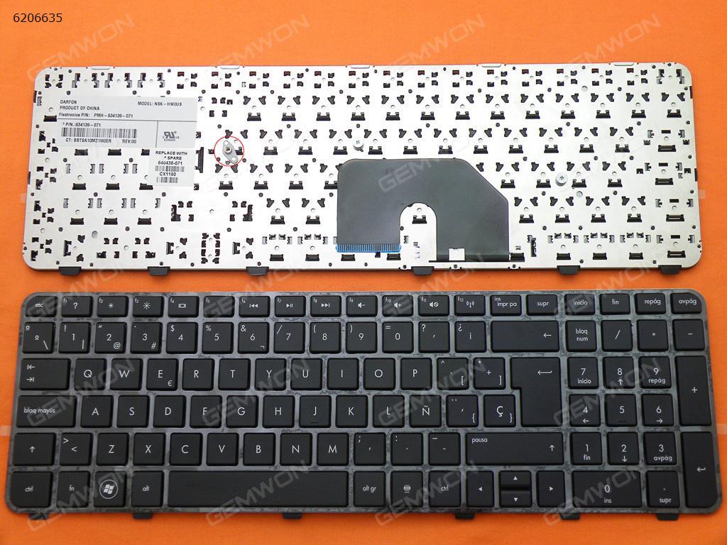 HP DV6-6000 BLACK FRAME BLACK SP V122603AK1 MH-634139-071 NSK-HW0US 640436-071 665937-071 639396-071 Laptop Keyboard (OEM-B)